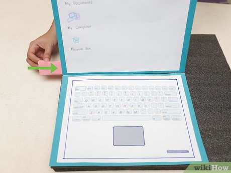Изображение с названием Make a Paper Laptop Step 9
